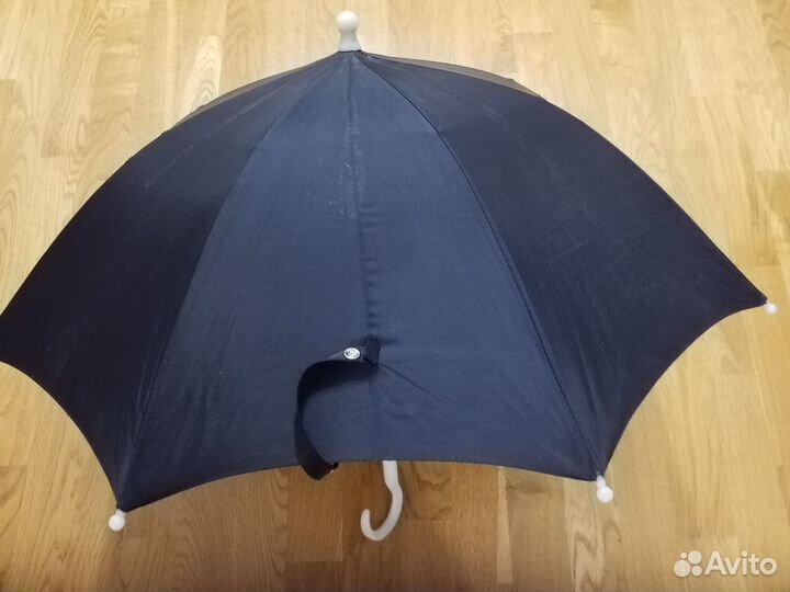 Зонт детский черный классика
