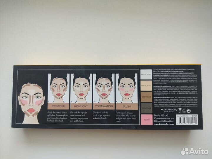 Палетка для контуринга