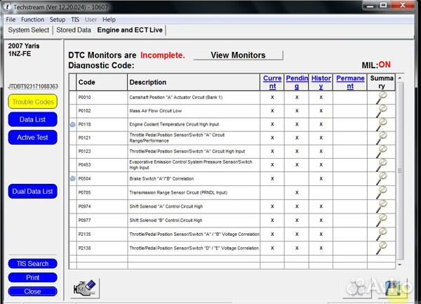Диагностический сканер Mongoose Pro Toyota