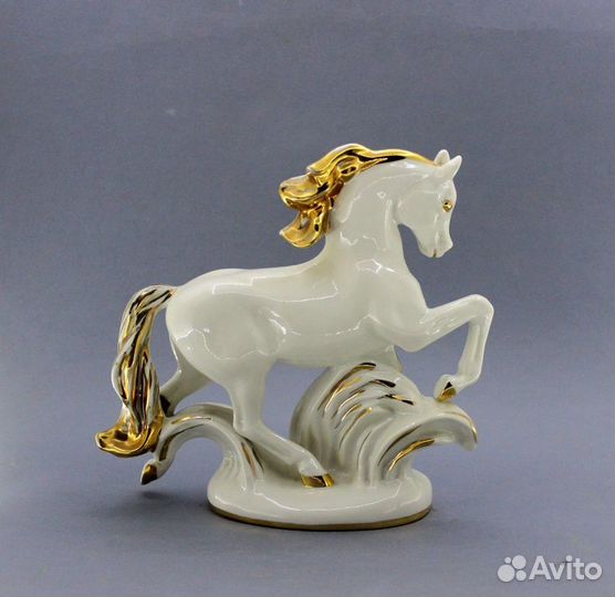 Фарфоровая статуэтка, Конь - Огонь, лфз