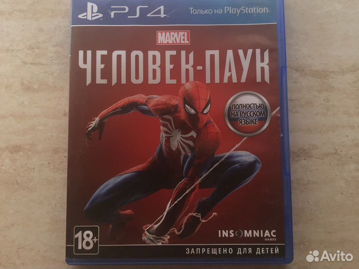 Spider man ps4 диск