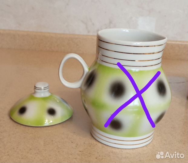 Молочники, сахарницы, чайники СССР, Китай