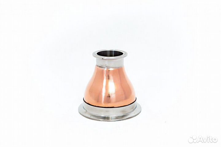 Медный переходник с клампа на кламп 2 на 4