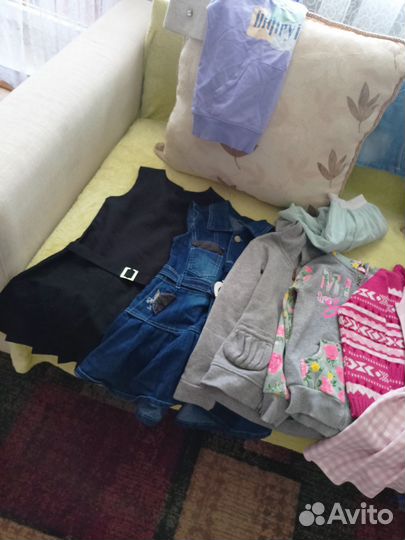 Вещи пакетом на девочку 5-9лет