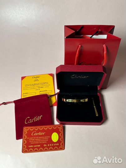 Браслет Картье с отвёрткой