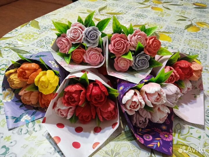 Букеты из мыла