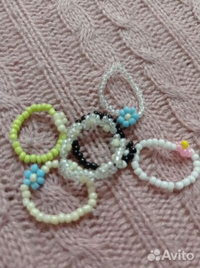 Кольцо из бисера