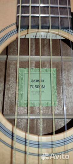 Акустическая гитара Yamaha FG800M