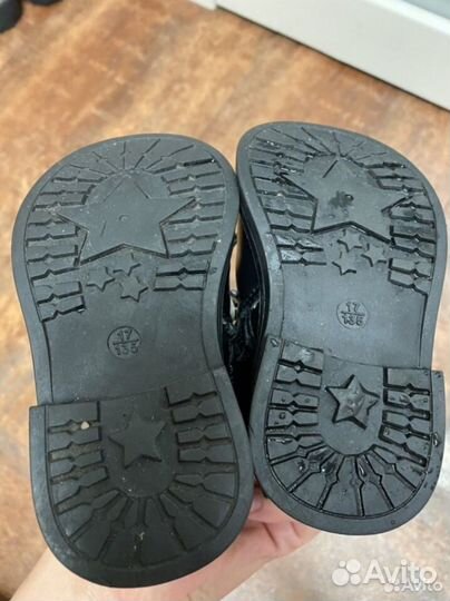 Ботинки утеплëные для девочки 21размер