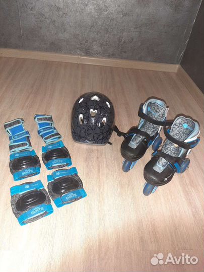 Роликовые коньки детские раздвижные