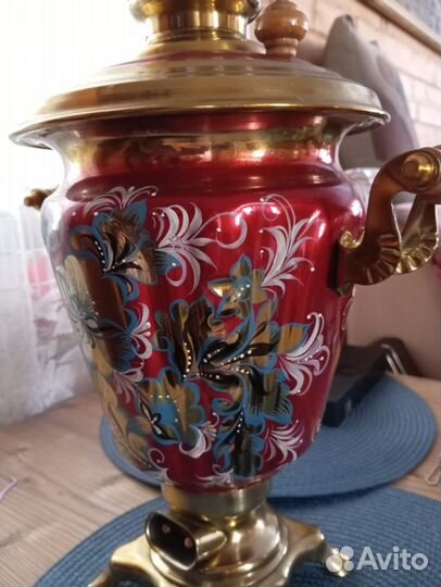 Самовар электрический расписной 3 литра