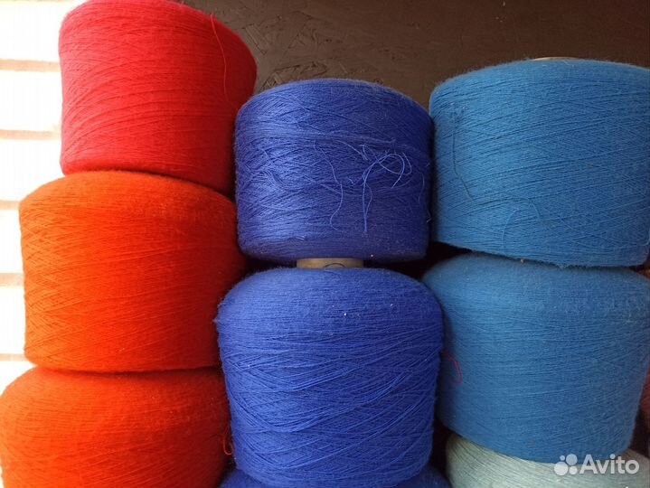 Пряжа для вязания, полушерсть СССР