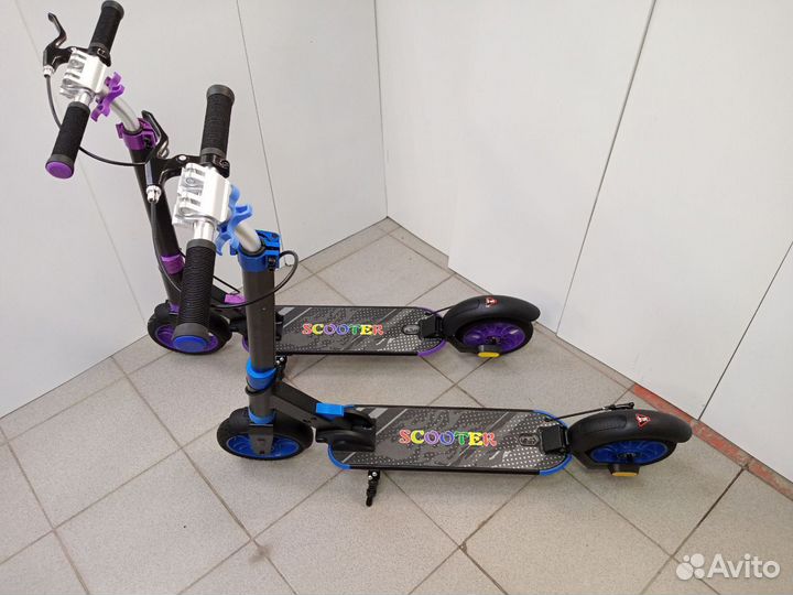 Самокат городской с нагрузкой до 120 кг