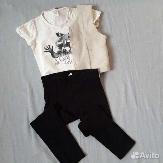 Вещи пакетом на девочку в садик 110см