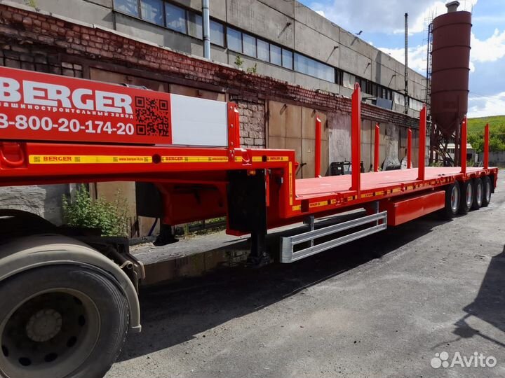 Полуприцеп трал (тяжеловоз) Berger 9854, 2023