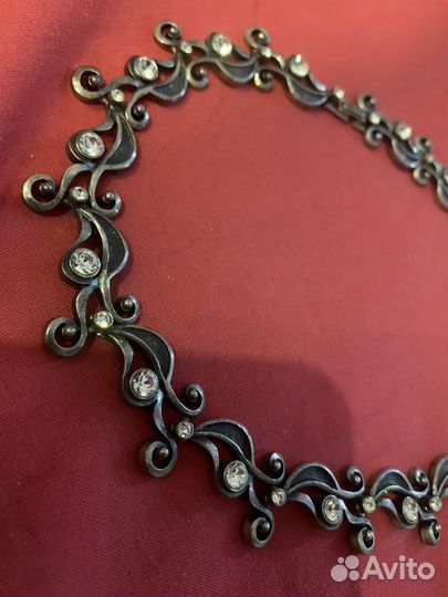 Серебряное колье