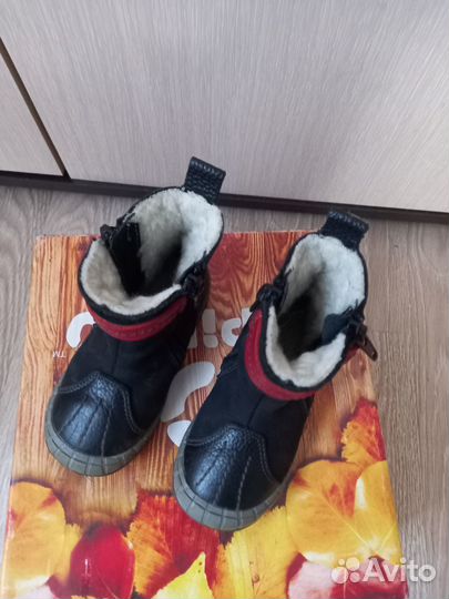 Зимние сапожки для девочки размер 21