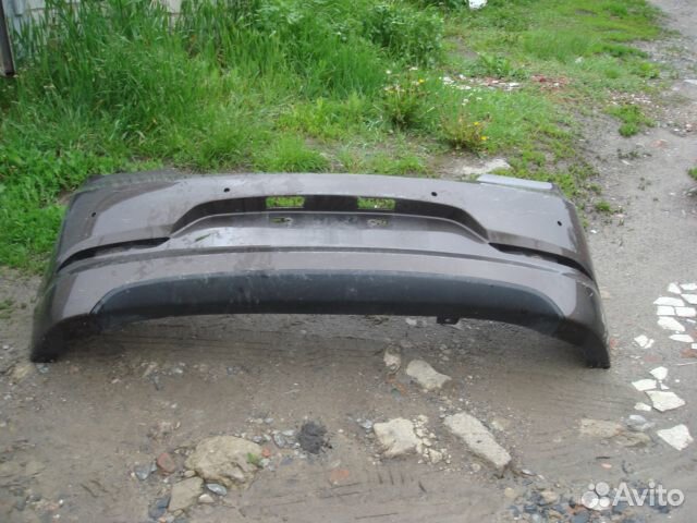 Солярис Бампер задний (Отл) Hyundai Solaris 14-17