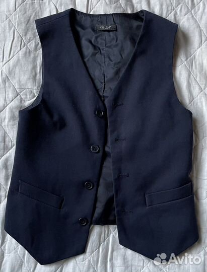 Жилет школьный для мальчика 128/134