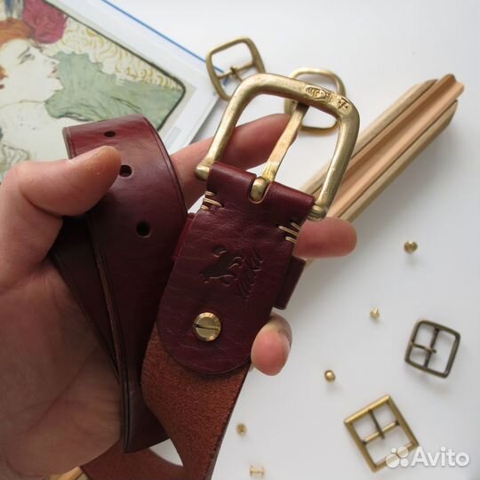 Женский ремень ручной работы