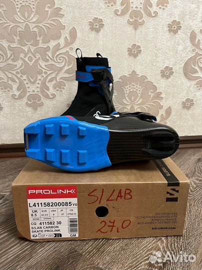 Лыжные ботинки salomon s lab carbon skate prolink