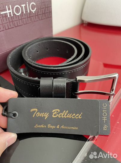 Ремень мужской кожаный