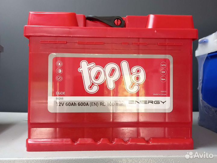 Аккумулятор новый Топла 60 Ач