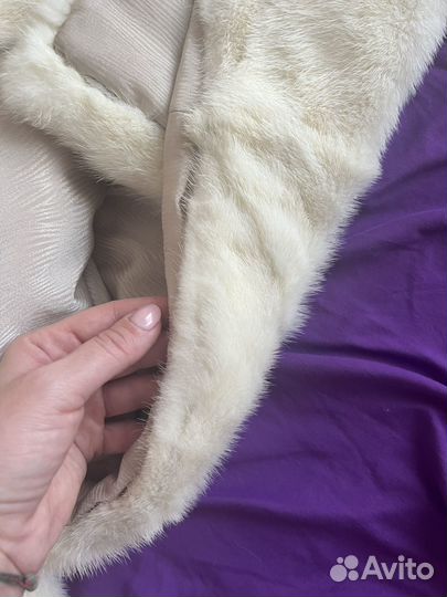 Шуба норковая с капюшоном 44 46
