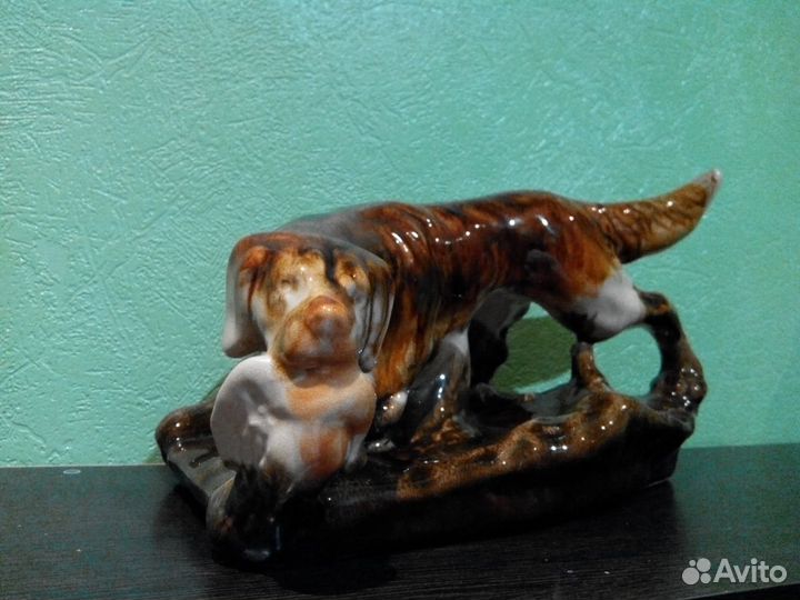 Майская ночь.Пара с бандурой. экхз. Сеттер с дичью