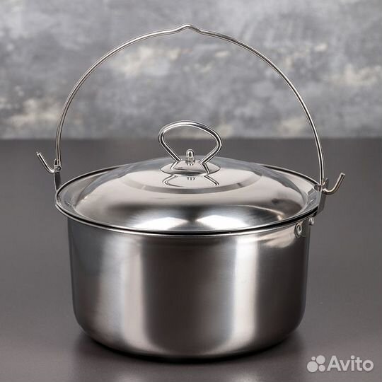 Котелок из нержавеющей стали 'Походный', 3 л, d22