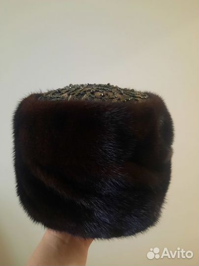 Шапка норковая женская
