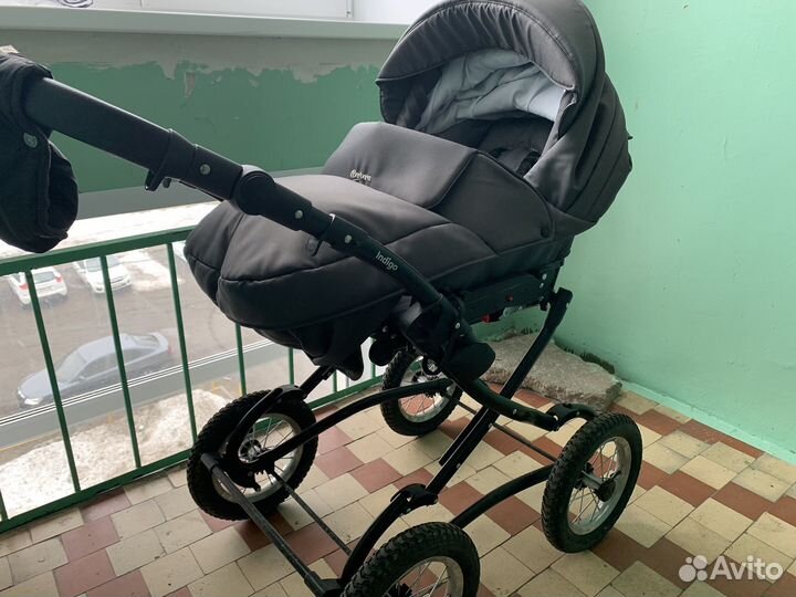 Коляска 2 в 1 indigo beby barbara classic