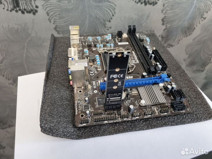 Переходник адаптер m.2 ключ M to PCI-E 1x