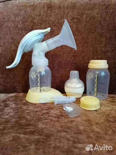Молокоотсос medela ручной+смарт соска medela calma