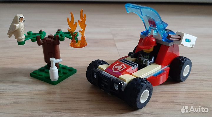 Конструктор lego. Лесной пожар