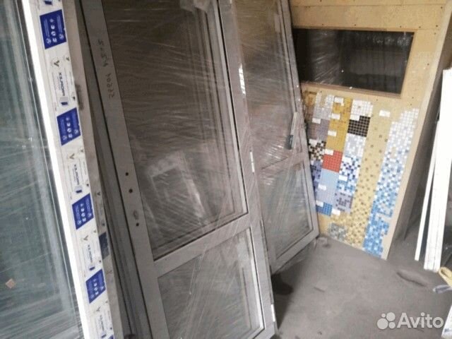 Двери 800х2000 мм алюминиевые холодные