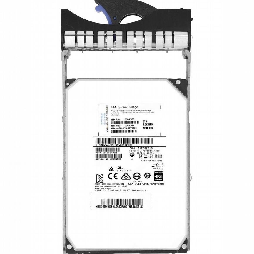 [90Y8731] Жесткий Диск Ibm 3tb Sas 3,5" Hdd 90y8731