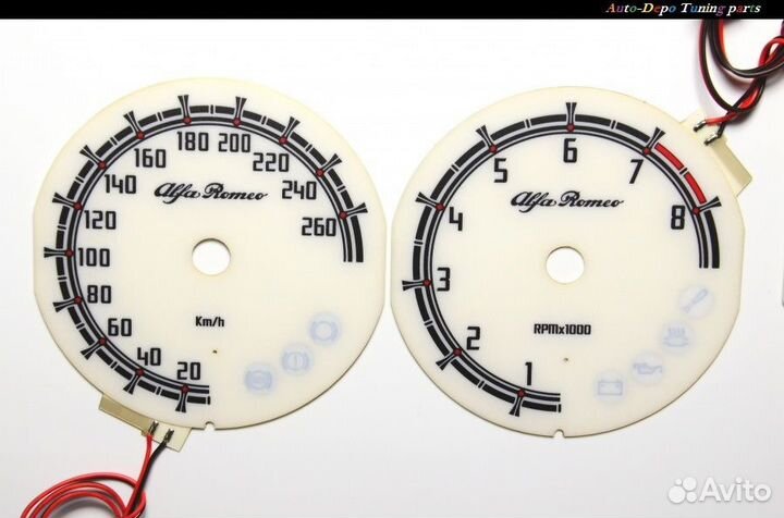 Alfa Romeo GTV (95-06) Тюнинг шкалы приборов