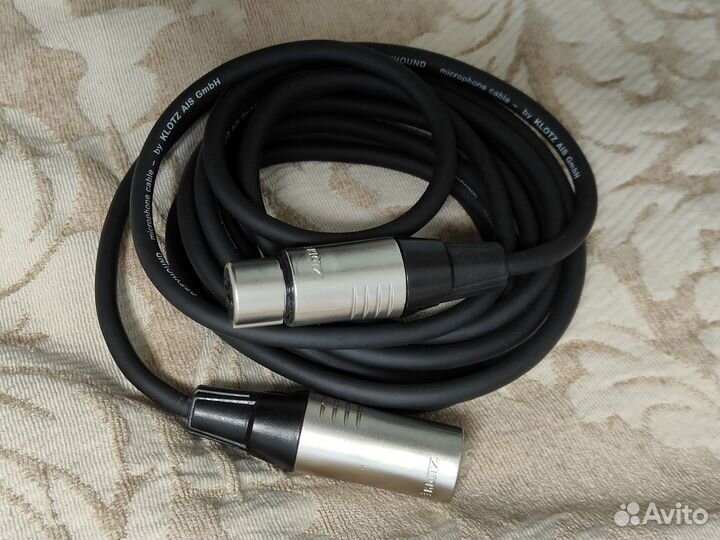 XLR XLR кабель klotz canare 2m, 3m