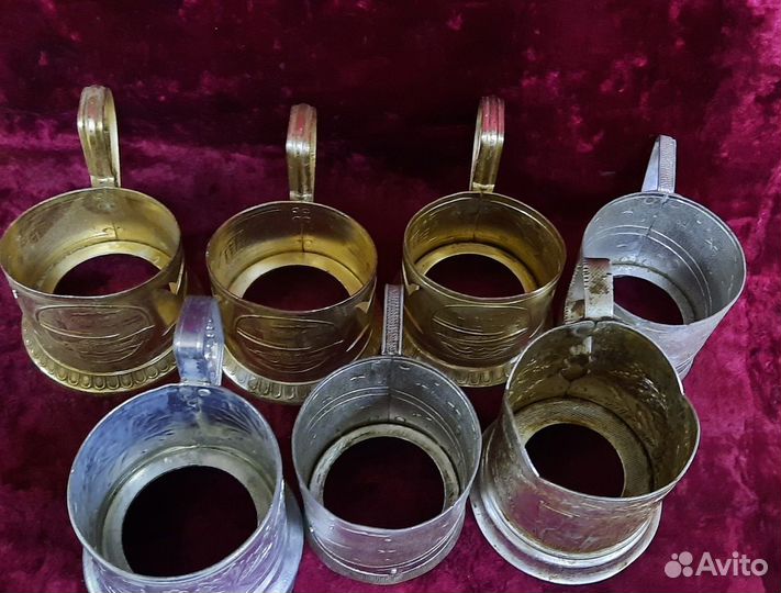 Подстаканники алюминиевые СССР