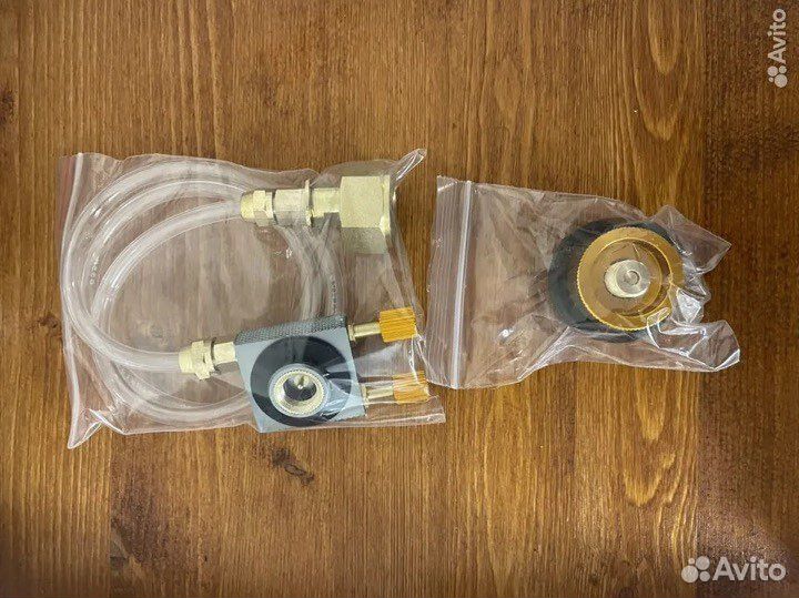 Газовая заправочная станция с клапаном + адаптер