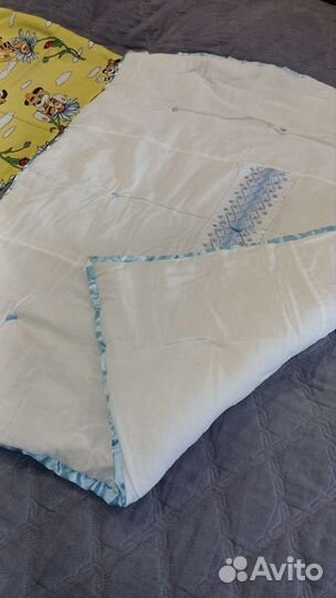 Детское одеяло+пододеяльник и простынь