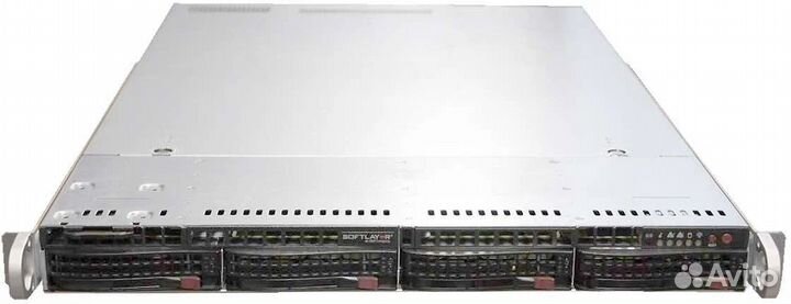 Сервер Supermicro 819 4LFF(NVMe) 2xGold6152/128gb
