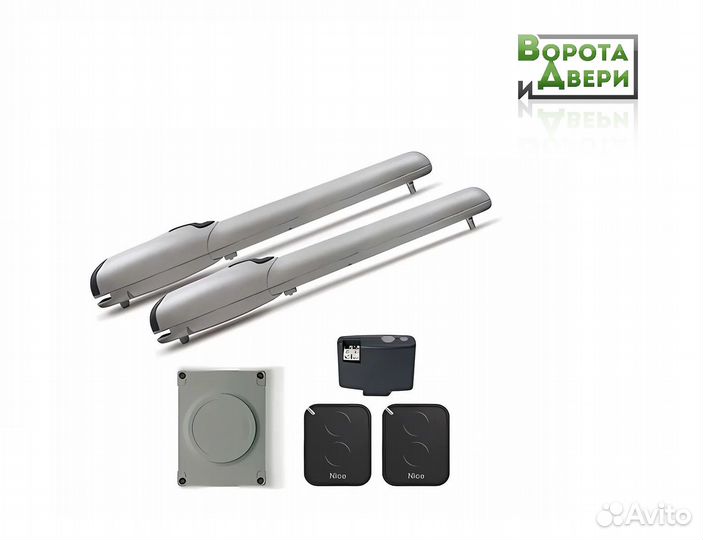 Автоматика Nice wingo4klt для распашных ворот