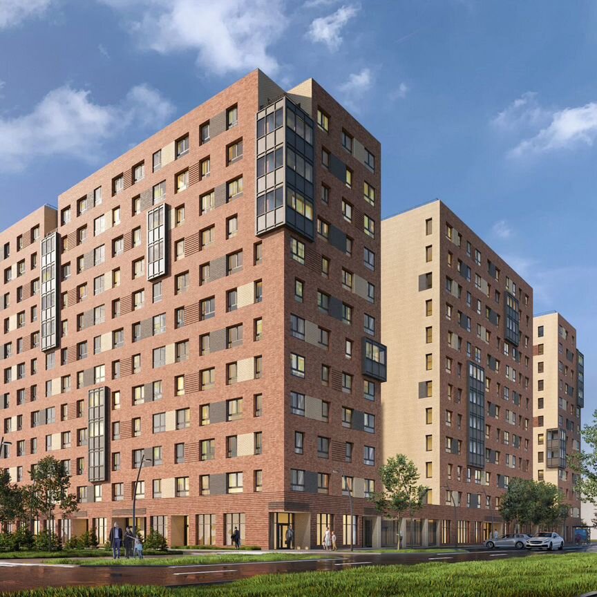 2-к. квартира, 45,7 м², 3/12 эт.