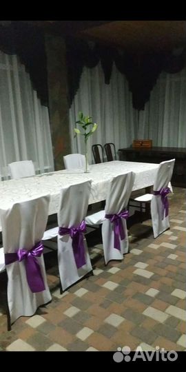 Банты-ленты на стулья для свадьбы