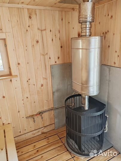 Баня под ключ каркасная, хоз блоки, туалеты