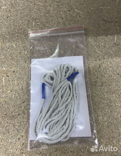 Термостойкий уплотнительный асбестовый шнур d2 мм