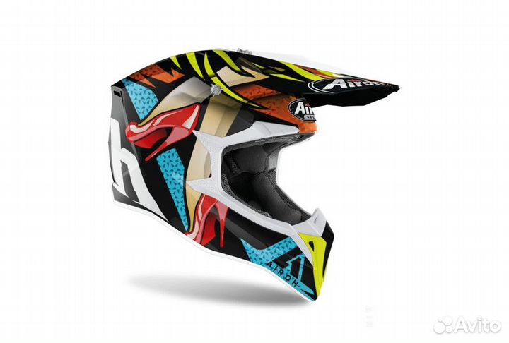 Шлем кроссовый airoh Wraap Lollipop