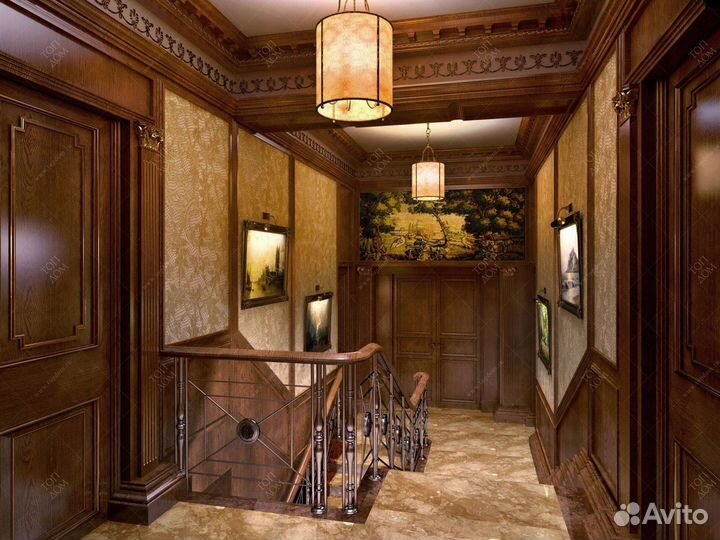 Стеновые панели шпонированные для внутренней отдел